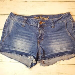 Red Camel Blue Denim Shorts